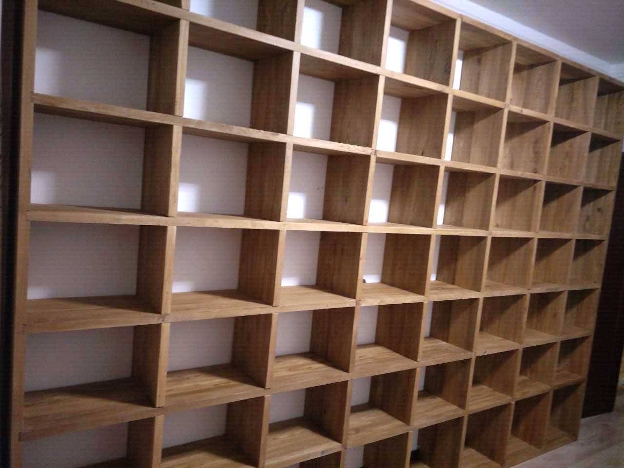 定制老榆木书架实木书柜格子架隔断吊柜简约满墙置物架落地,住宅家具,吧台,淘宝优惠券,粉丝福利购,淘宝优惠卷