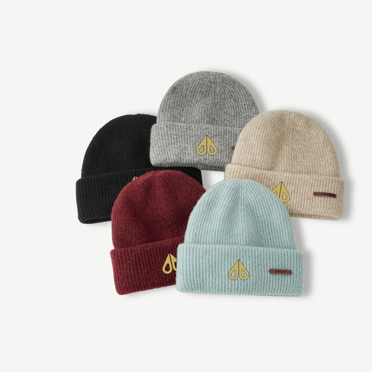 剪刀四季MOOSE韩版时尚新款小众简约百搭大头围显脸小针织毛线帽