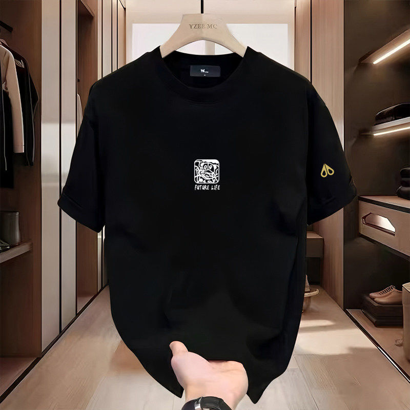 剪刀四季【官网】印花短袖T恤男女圆领宽松百搭上衣新款休闲