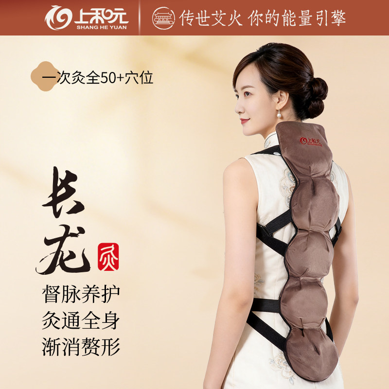 上和元长龙灸龙骨灸艾灸盒随身灸家用无烟艾灸柱肩颈督脉晒背神器