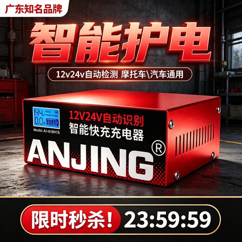 12V/24V通用大功率电瓶充电器