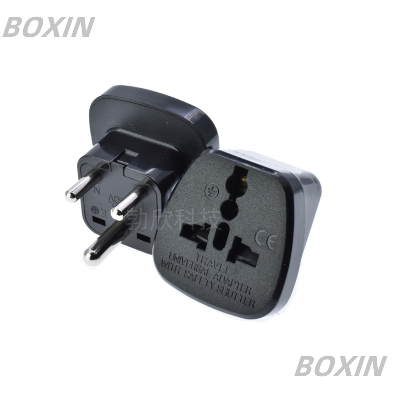 SS-010小南非转换插头印尼香港大面板带安全门旅游转换器CE认证