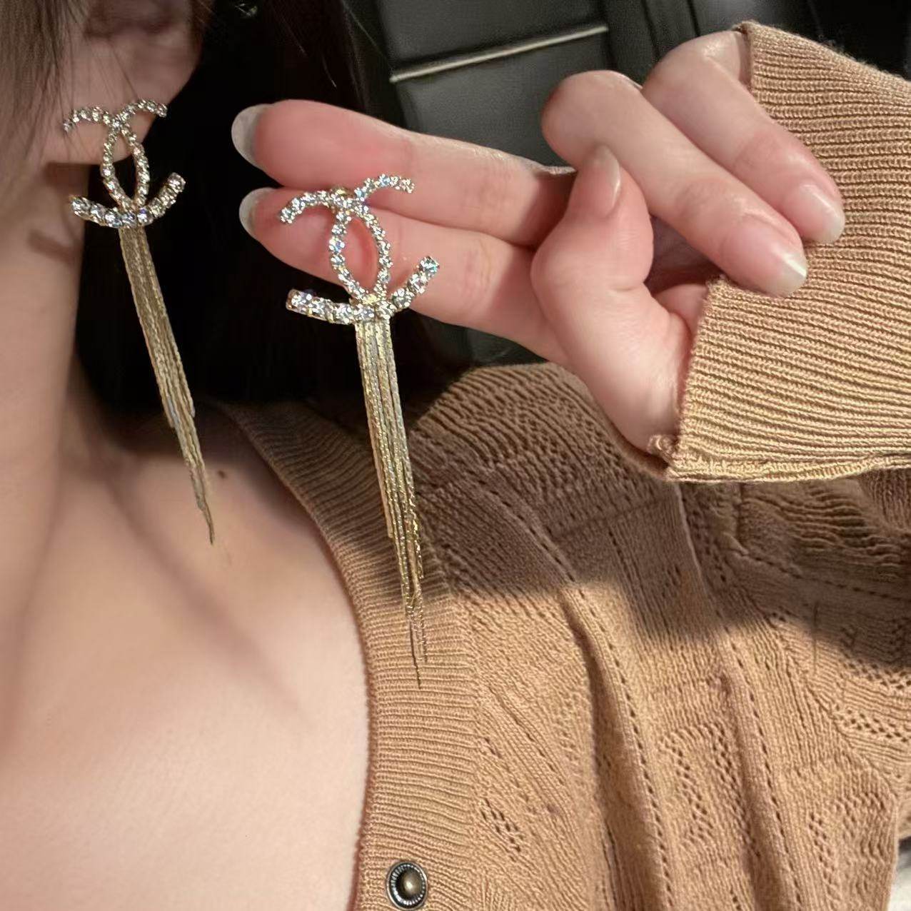 女神气质长款流苏耳环女2025新款潮高级感网红名媛轻奢显脸瘦耳饰,饰品/流行首饰/时尚饰品新,耳环,淘宝优惠券,粉丝福利购,淘宝优惠卷