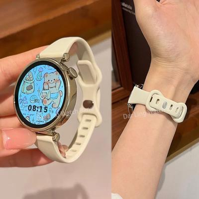 新款小蛮腰液态硅胶表带适用华为GT7GT6GT5watch4GT432柔软FIT5/4