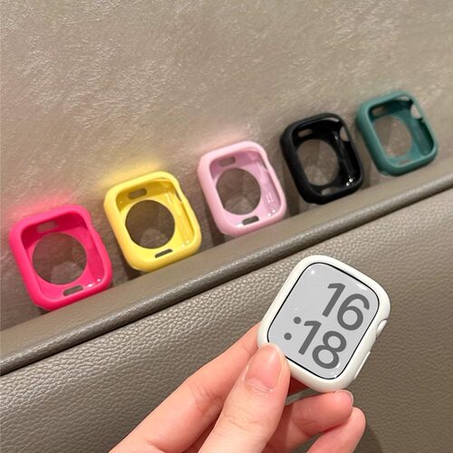 适用苹果S10全包TPU保护壳appleWatchs9S8se软壳iwatch表壳PC硬壳