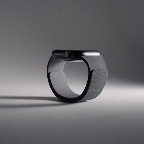 简约荔枝纹硅胶软磁吸表带适用华为Fit5/FIT4苹果S11iwatch10通用