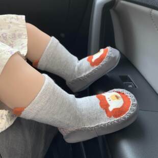 儿童袜子婴儿宝宝地板袜防滑袜地板鞋婴幼儿春款长筒鞋袜学步袜