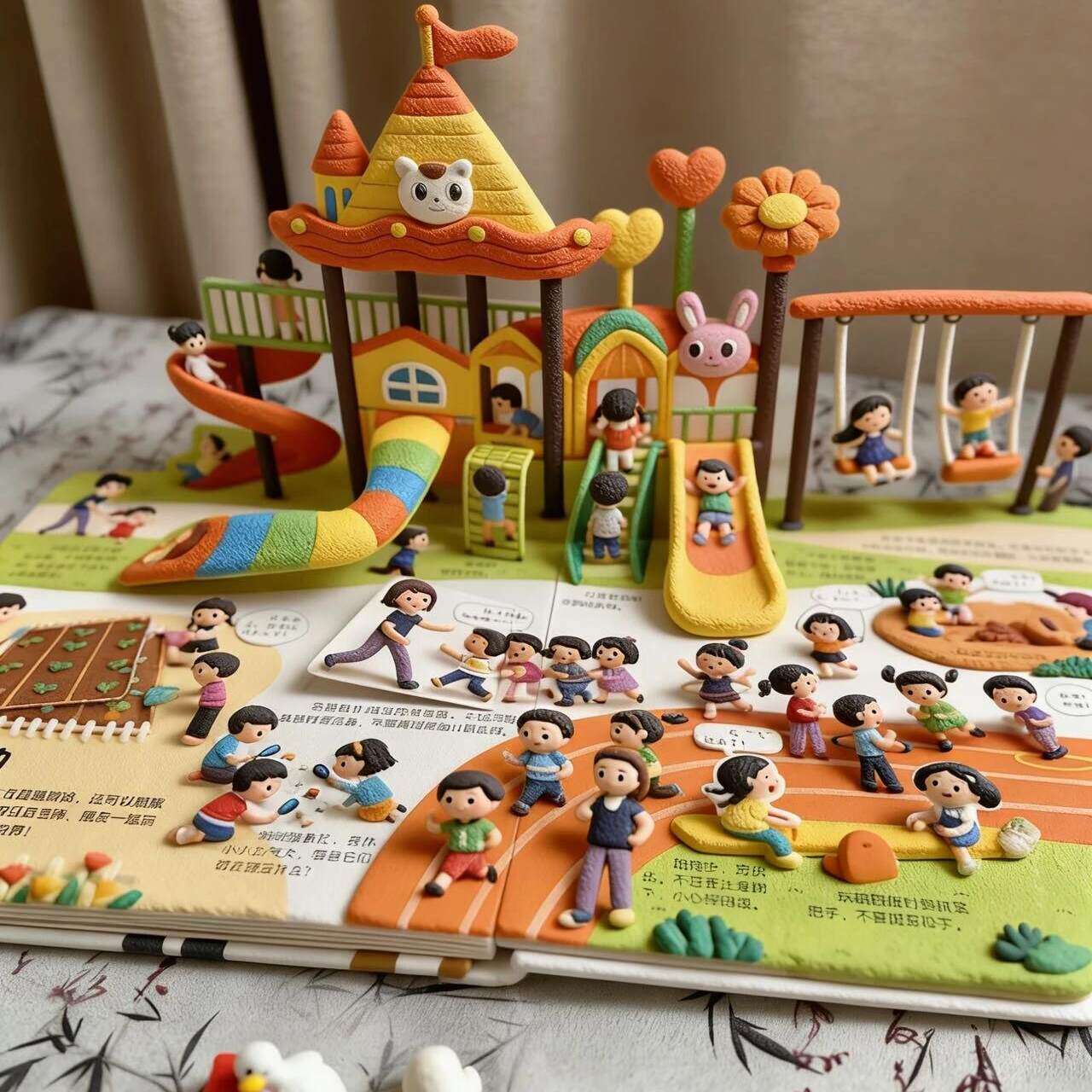 我爱幼儿园3d立体书儿童启蒙识字卡片挂图早教益智玩具认知绘本宝