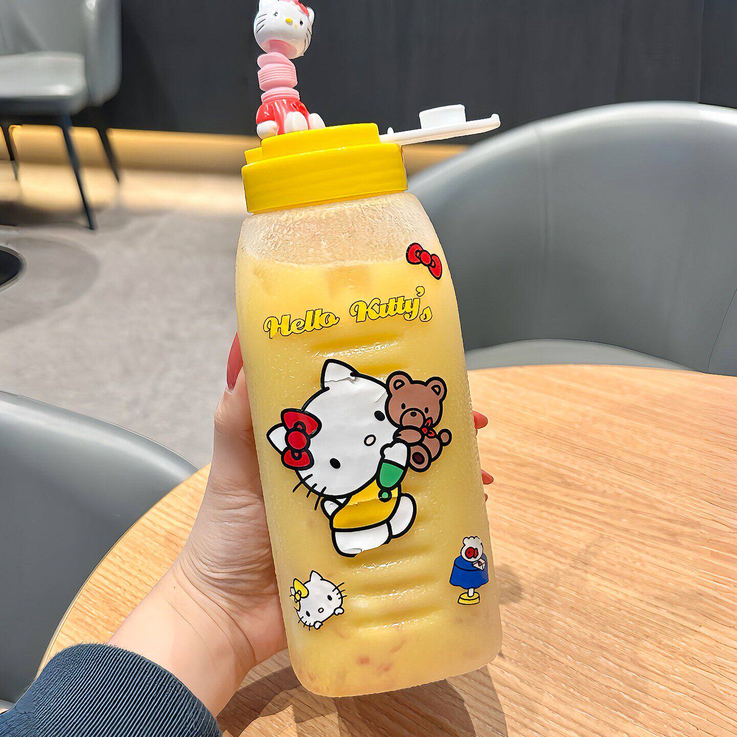 可爱随手杯冷萃杯大容量冷水壶家用凉水壶咖啡杯食品级卡通茶杯