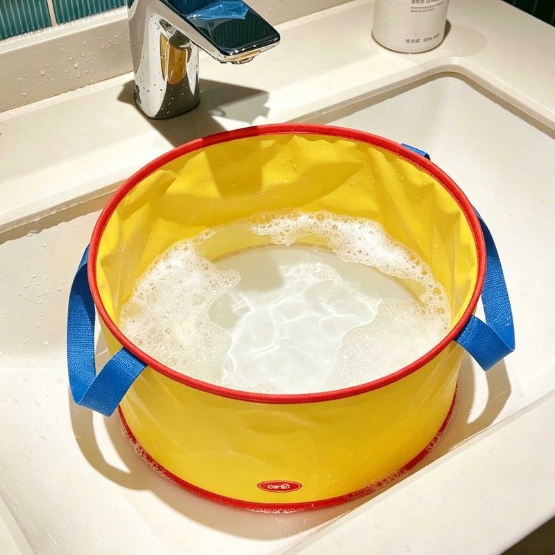 旅行折叠水盆便携式出差旅游酒店洗衣神器折叠盆户外宝宝出行好物