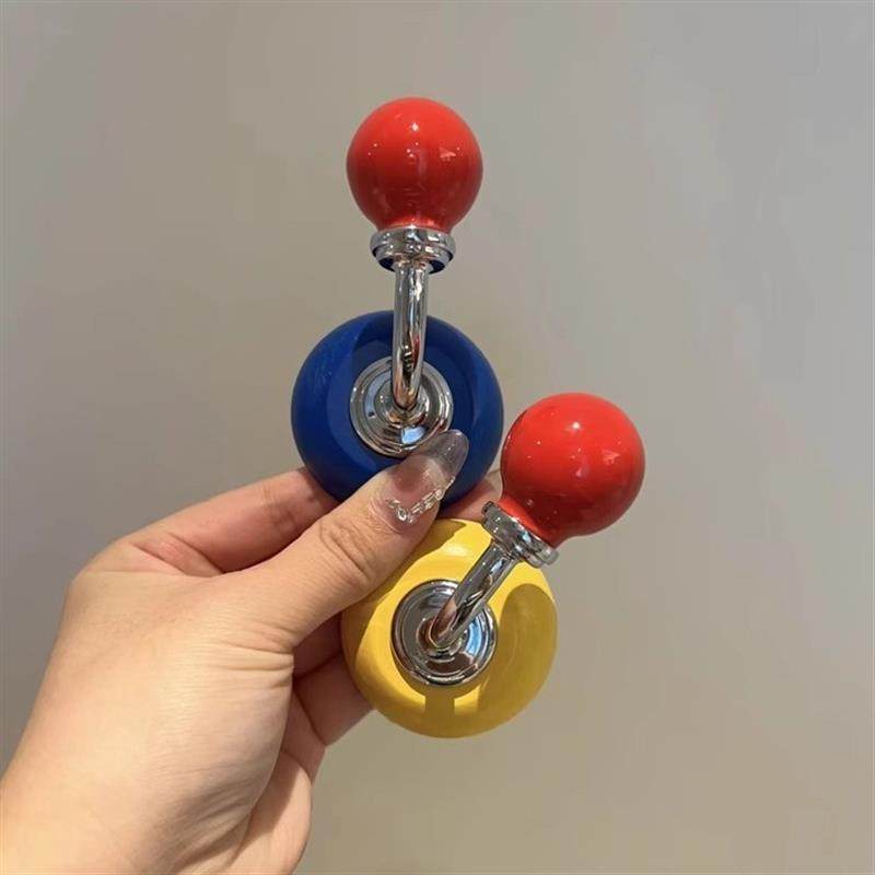 磁吸挂钩免打孔强力承重无痕粘钩多巴胺可爱创意冰箱贴高颜值家用