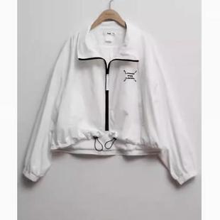 百搭短款 朵以正品 时尚 新款 外套休闲防晒衣宽松39DQ447016 2024秋装