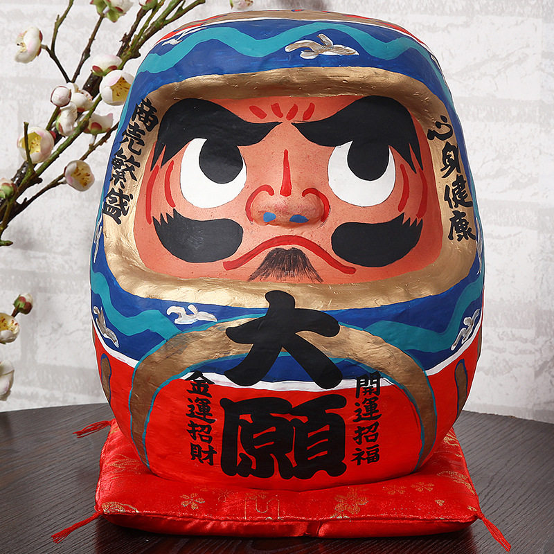 日本大号达摩财神特大号家居装饰日式寿司料理店铺开业摆件储蓄罐