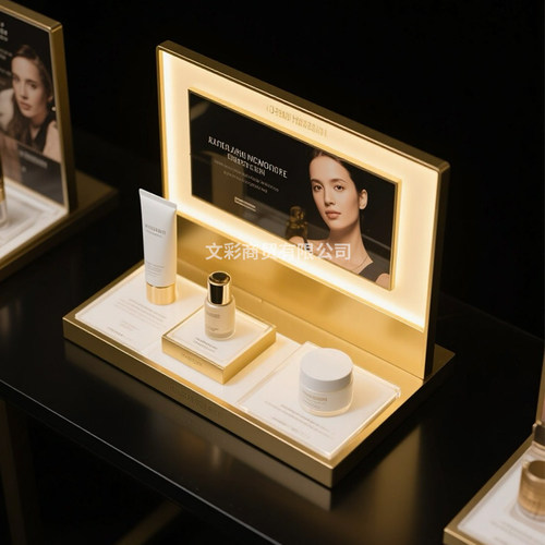 护肤品化妆品美妆展台展示架