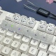 Shift 透光冰晶键帽ESC Enter 6.25蝴蝶空格键游戏机械键盘键帽