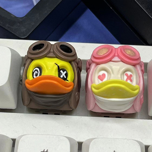十字轴机械键盘键帽情侣鸭