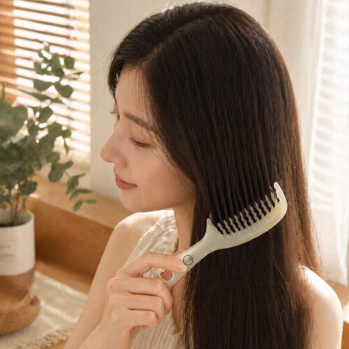 益品家湿发护理梳子大号宽齿梳女