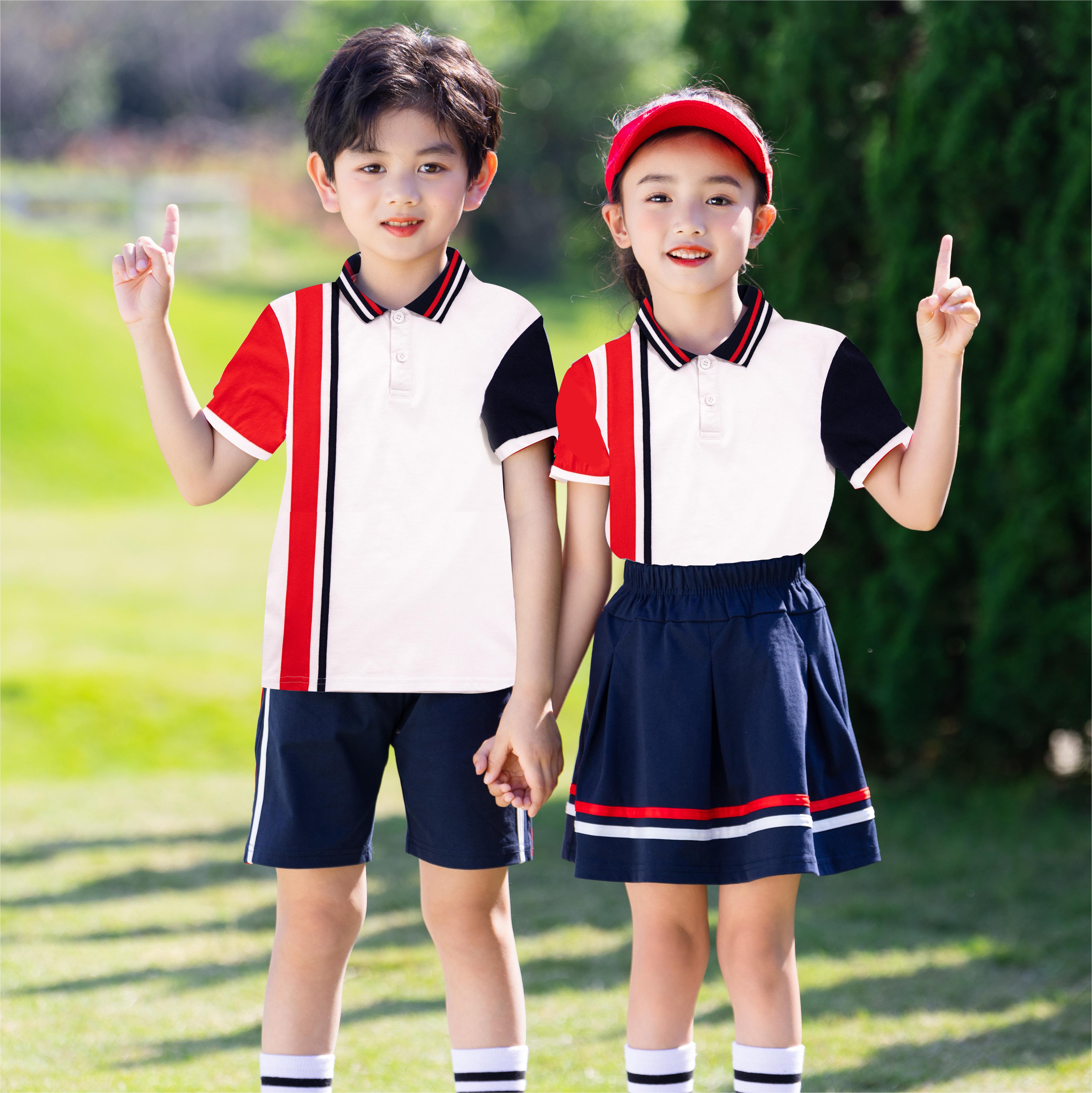 一年级校服套装儿童班服夏装幼儿园园服短袖活动服中小学生运动会