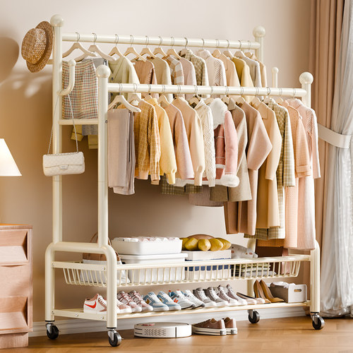 衣帽架落地卧室家用可移动