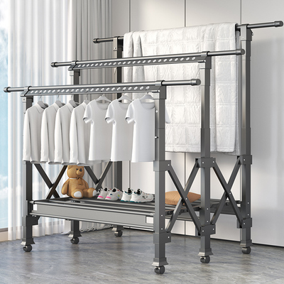 户外室外落地款晾衣架晒大被子