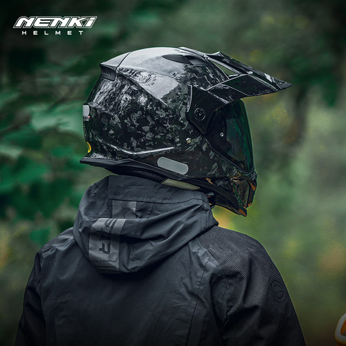NENKI摩托车碳纤维拉力盔
