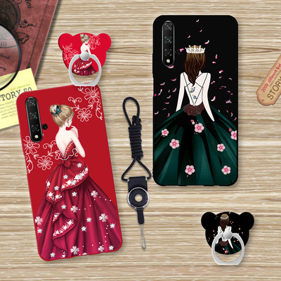 华为软防honor20s女神潮牌手机壳