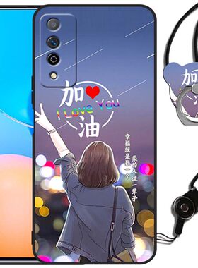 适用华为SP200手机壳女款NzoneS7Pro情侣卡通5G可爱网红SP200硅胶磨砂外壳华为s7pro全包软防摔套智选S7Pro男
