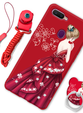 oppoa7手机壳opopa7软壳硅胶opppa7保护套全包ooppa7磨砂防摔opoopa7个性情侣PBFM00男女潮牌opopa7支架挂绳