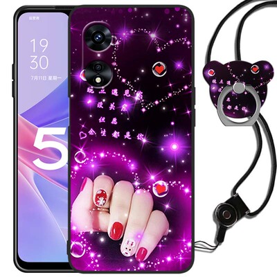 OPPOA1X手机壳女款PHJ110情侣卡通0ppo可爱网红A1X硅胶磨砂oppoPHJ110全包边软防摔套0pp0a1x男潮opopa1x时尚