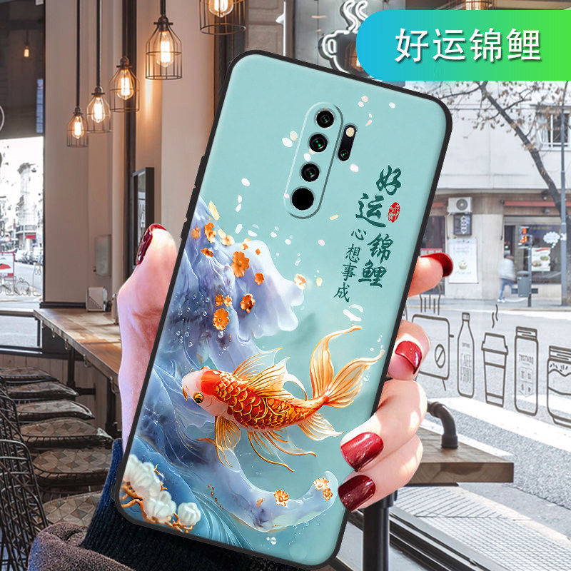 适用红米Note8Pro手机壳全包边磨砂女新款小米M1906G7E硅胶卡通个性男网红防摔软套