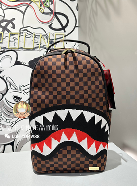 SprayGround专柜正品 24新款W1045751双肩包潮牌背包透明书包男女