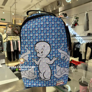 印花双肩背包 W1145724男女时尚 SprayGround鲨鱼嘴专柜正品 25新款