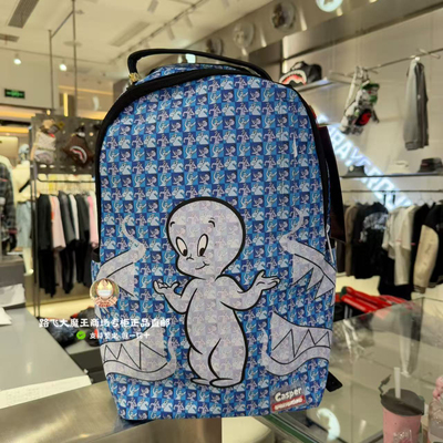 SprayGround鲨鱼嘴专柜正品25新款W1145724男女时尚印花双肩背包