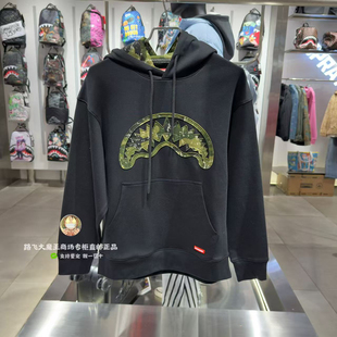 SprayGround鲨鱼嘴专柜正品 W1213309男女迷彩连帽卫衣潮 2026新款