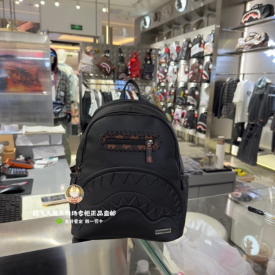 【正品特价】SprayGround专柜正品 鲨鱼嘴W1045713双肩包小号背包