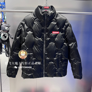 SprayGround鲨鱼专柜正品 2024冬款W1041304男女压花立领羽绒服潮