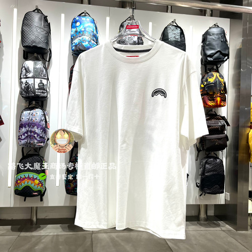 SprayGround鲨鱼专柜正品25夏款W1120221男女欧美潮牌时尚短袖T恤