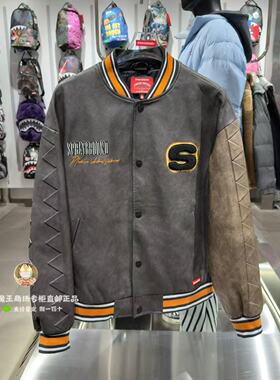 SprayGround鲨鱼嘴专柜正品2026新款W1211105男女撞色拼接棒球服