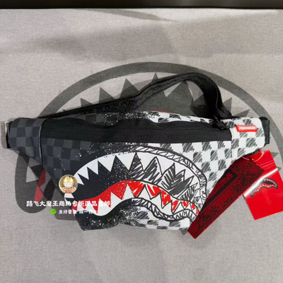 SprayGround鲨鱼嘴专柜正品25新款W1135107男女时尚可斜挎腰包潮