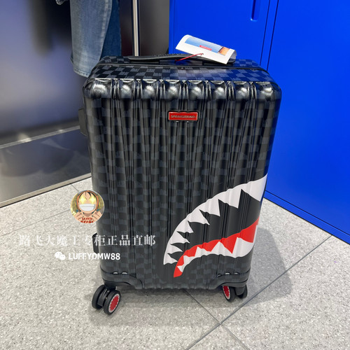 SprayGround专柜正品 拉杆箱20寸登机箱潮牌万向轮行李箱W0914801