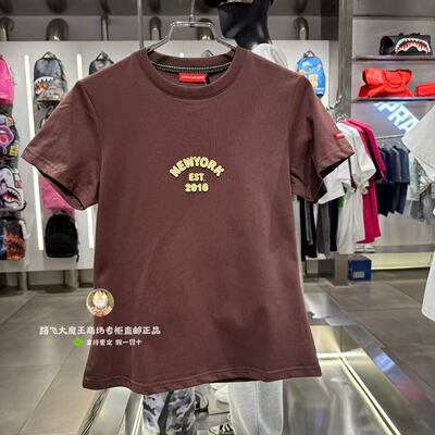 SprayGround鲨鱼嘴专柜正品2026夏新款W1220272女士宽松印花潮T恤