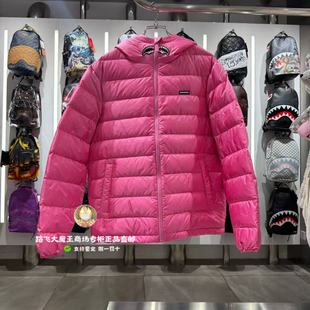 SprayGround鲨鱼嘴专柜正品25新款W1141301男女款休闲连帽羽绒服