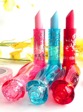 天卓 口红橡皮擦玫瑰之恋学生女孩儿童卡通可爱创意礼物奖品41360