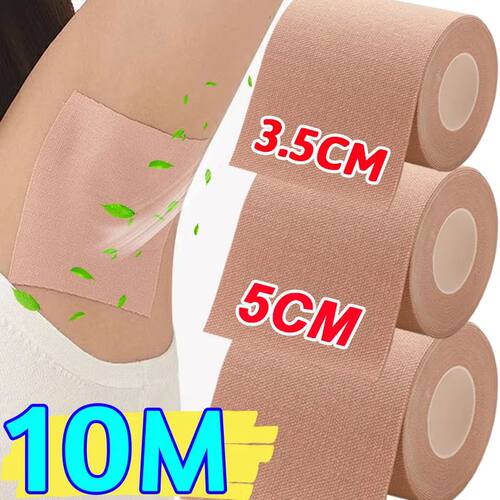 5/10M Women Soft Cloth Armpit Sweat Absorbing Patches Invisi