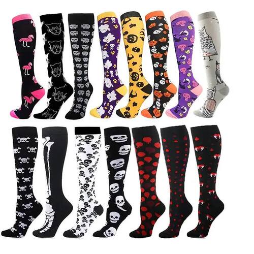 Compression Socks women men Outdoor Sports Halloween series