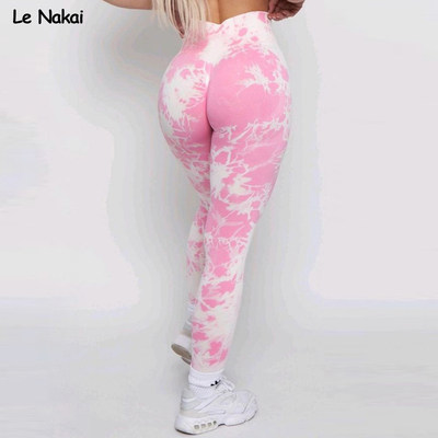 New Lightning Marble Scrunch Butt Leggings For Women Gym Tig