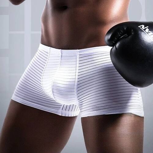 Mens Total Support Pouch Boxer Briefs Mesh Comfortable Cooli