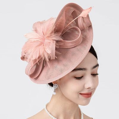 Elegant Fascinator Hat for Women Tea Party Kentucky Derby Fa