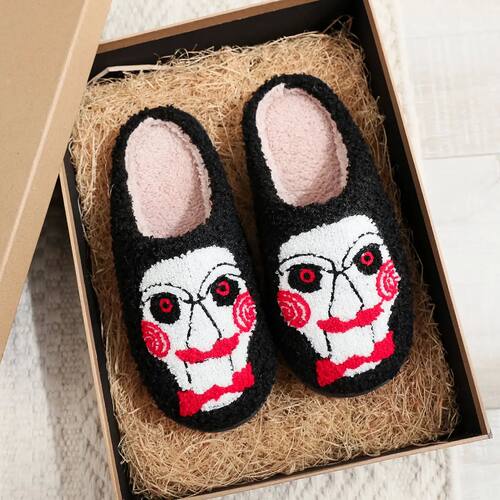 Horror Movie Chaaw Horror Skull PatternEmbroider Plush Home