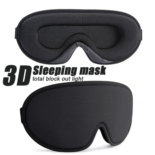 3D Sleep Mask Large Room for Eyeslash Blindfold Eyeshade Sle